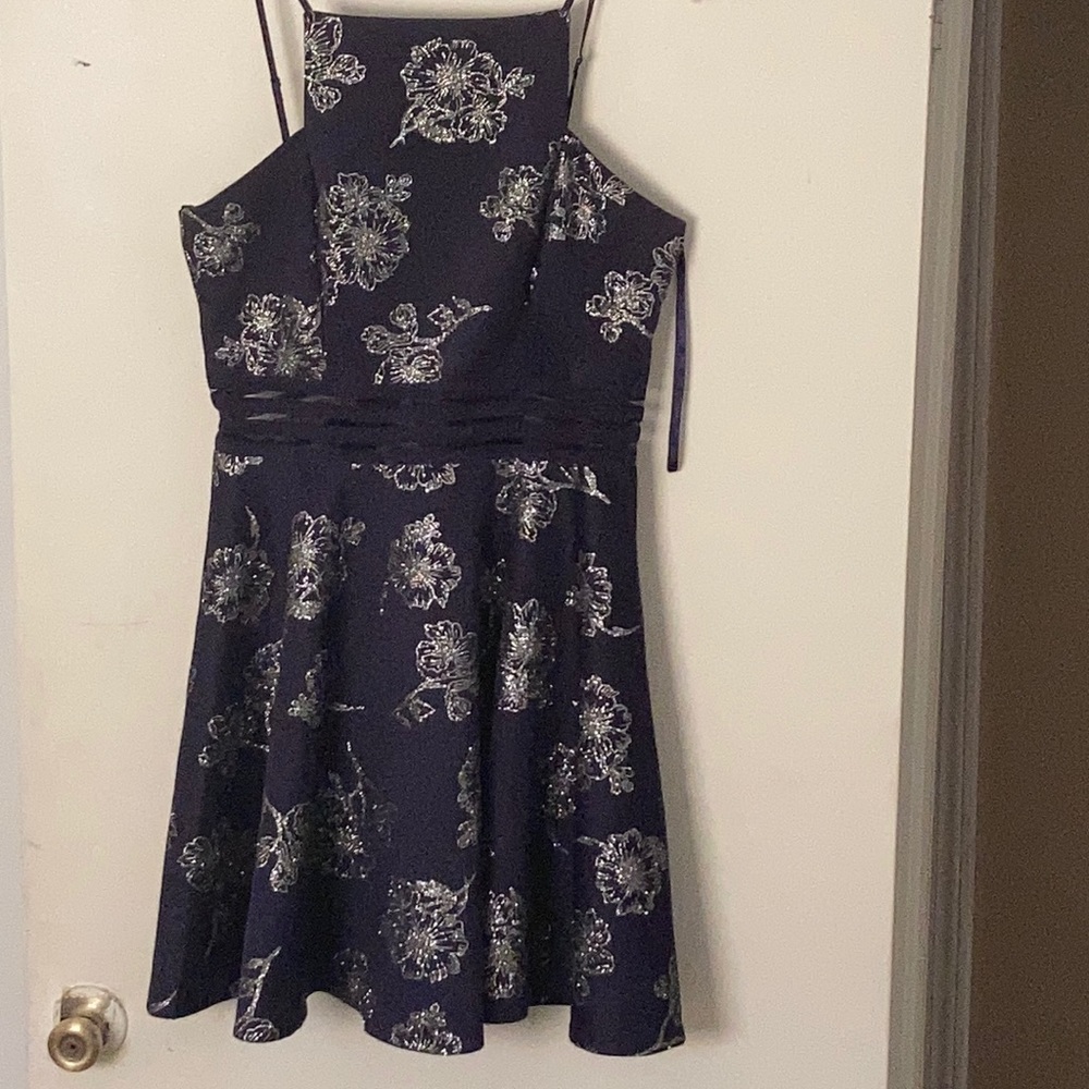 Purple cocktail dress
